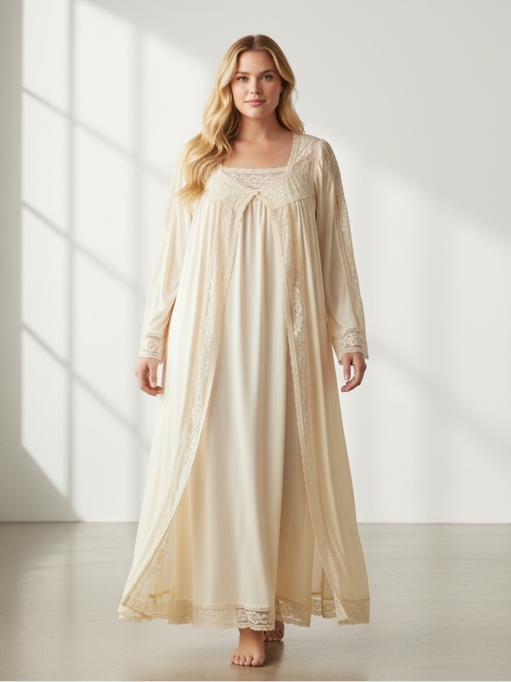 VINTAGE DIANE VON FURSTENBERG Peignoir Set